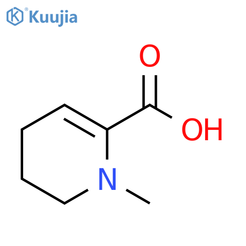 1-methyl-1,4,5,6-tetrahydropyridine-2-carboxylic acid structure