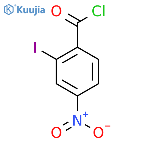 2-Iodo-4-nitro-benzoyl chloride structure