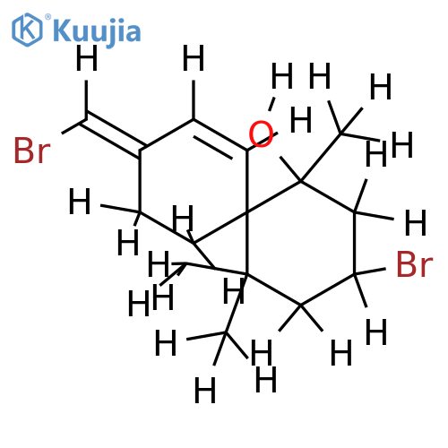 9,15-Dibromo-1,3(15)-chamigradien-7-ol-(E)-form structure