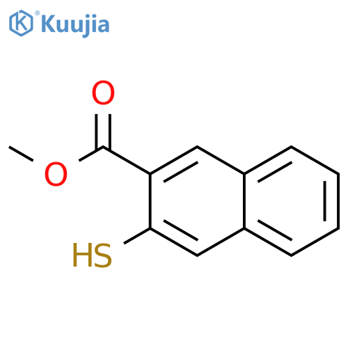 methyl 3-sulfanylnaphthalene-2-carboxylate structure