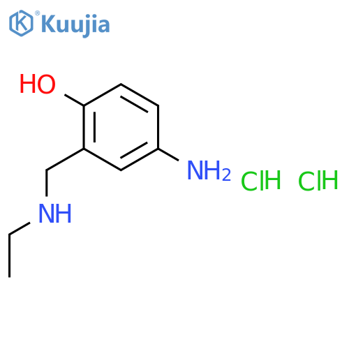 2-(Ethylamino)methyl-4-aminophenol Dihydrochloride structure