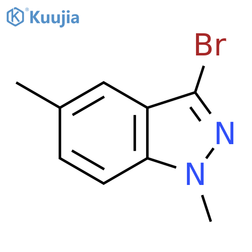 3-Bromo-1,5-dimethylindazole structure