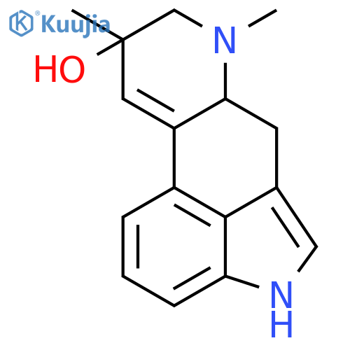 6,8-dimethyl-9,10-didehydro-ergolin-8-ol structure