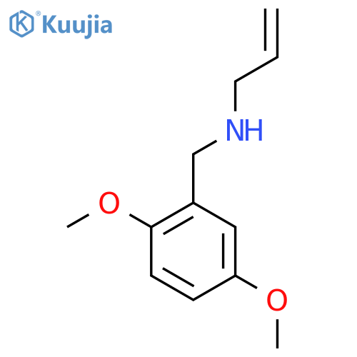 N-(2,5-Dimethoxybenzyl)prop-2-en-1-amine structure