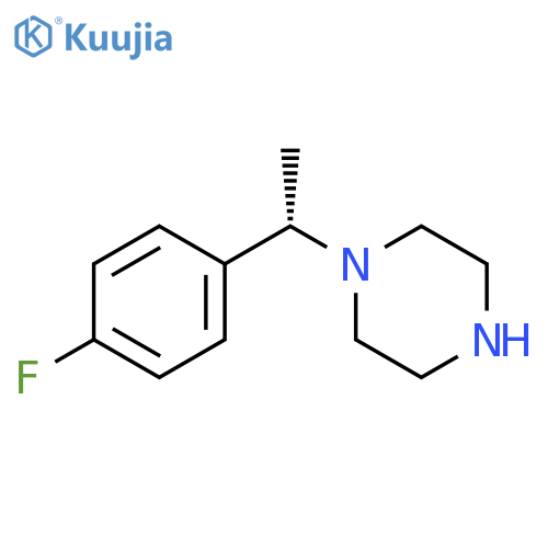Piperazine, 1-[(1S)-1-(4-fluorophenyl)ethyl]- structure