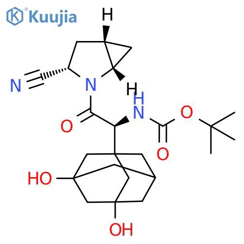 N-Boc Hydroxy Saxagliptin structure