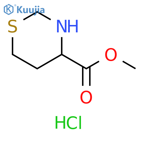 methyl 1,3-thiazinane-4-carboxylate hydrochloride structure