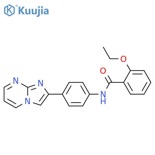 2-ethoxy-N-(4-{imidazo1,2-apyrimidin-2-yl}phenyl)benzamide structure