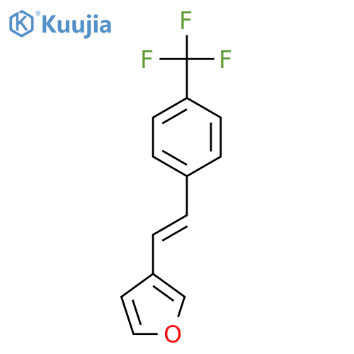 FURAN, 3-[(1E)-2-[4-(TRIFLUOROMETHYL)PHENYL]ETHENYL]- structure