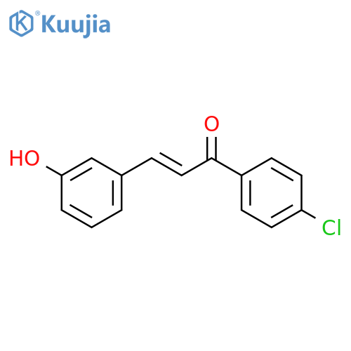 2-Propen-1-one,1-(4-chlorophenyl)-3-(3-hydroxyphenyl)- structure