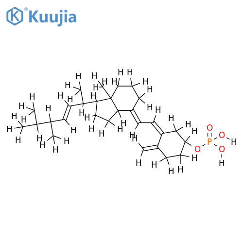 Phosphate-(3S,5E,7E,22E)-9,10-Secoergosta-5,7,10(19),22-tetraen-3-ol structure