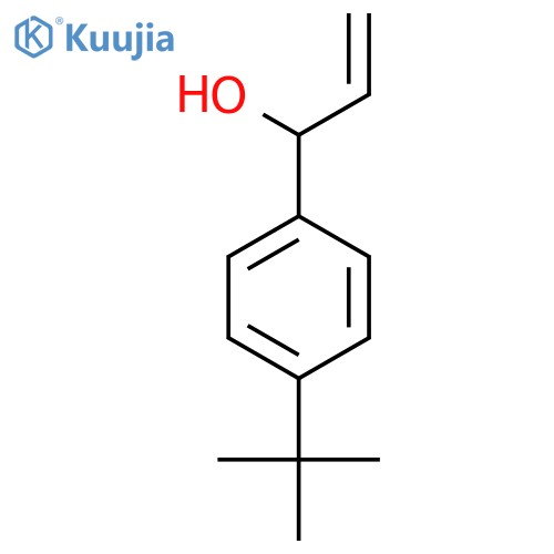 1-(4-tert-butylphenyl)prop-2-en-1-ol structure