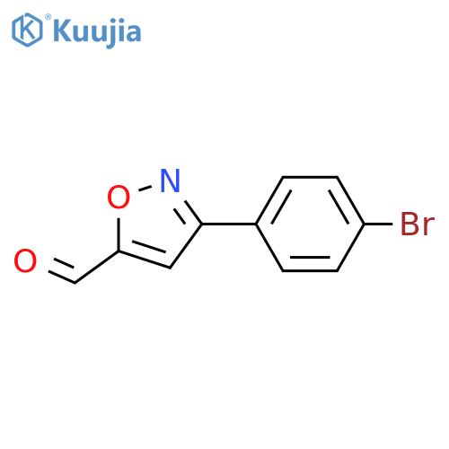 3-(4-Bromophenyl)isoxazole-5-carbaldehyde structure