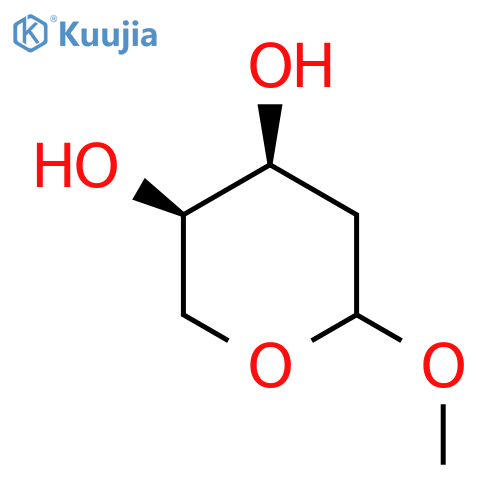 Methyl 2-deoxy-D-erythro-pentopyranoside(Decitabine Impurity(Mixture of α/β isomers) structure