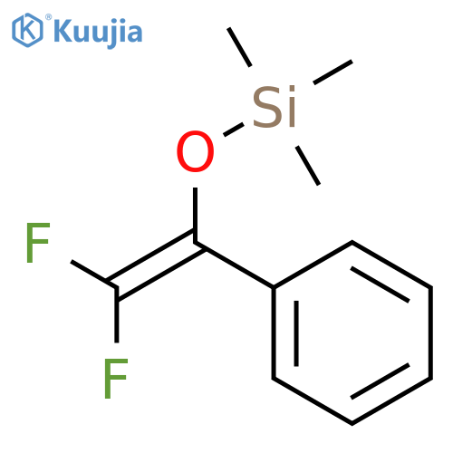Silane, [(2,2-difluoro-1-phenylethenyl)oxy]trimethyl- structure