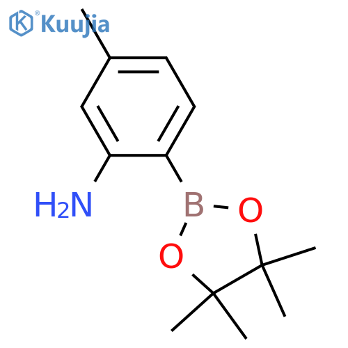 2-Amino-4-methylphenylboronic Acid Pinacol Ester structure