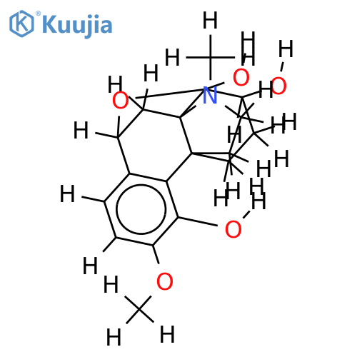 (7alpha,8beta,10beta)-8,10-epoxy-4,7,8-trihydroxy-3-methoxy-17-methylhasubanan structure