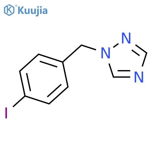 1H-1,2,4-Triazole,1-[(4-iodophenyl)methyl]- structure