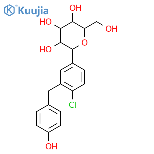 O-Desethyl Dapagliflozin (>80%) structure