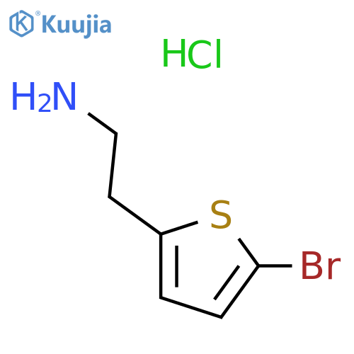 2-(5-Bromo-thiophen-2-yl)-ethylamine Hydrochloride structure