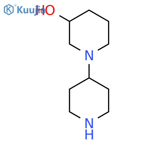1-(4-Piperidinyl)-3-hydroxy-piperidine structure