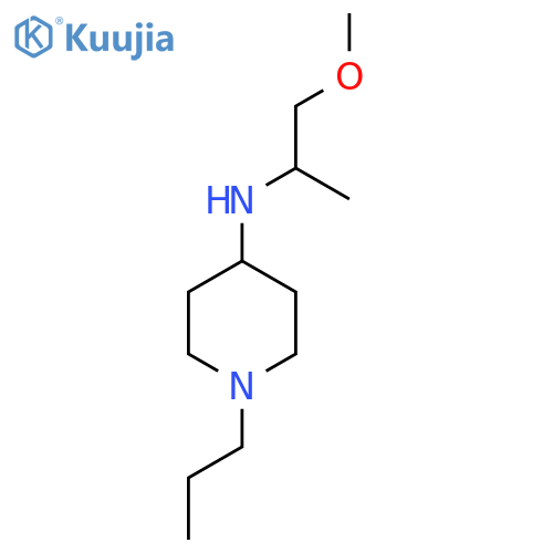 N-(1-Methoxypropan-2-yl)-1-propylpiperidin-4-amine structure