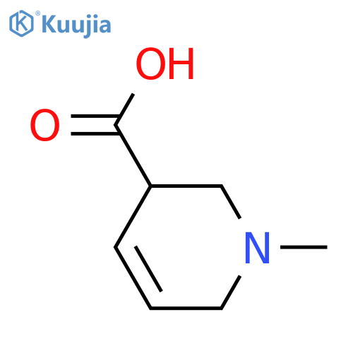 1,2,3,6-Tetrahydro-3-pyridinecarboxylic acid; (±)-form, N-Me structure