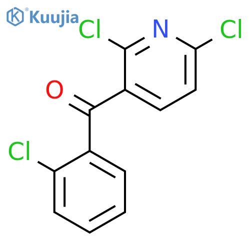 Methanone, (2-chlorophenyl)(2,6-dichloro-3-pyridinyl)- structure