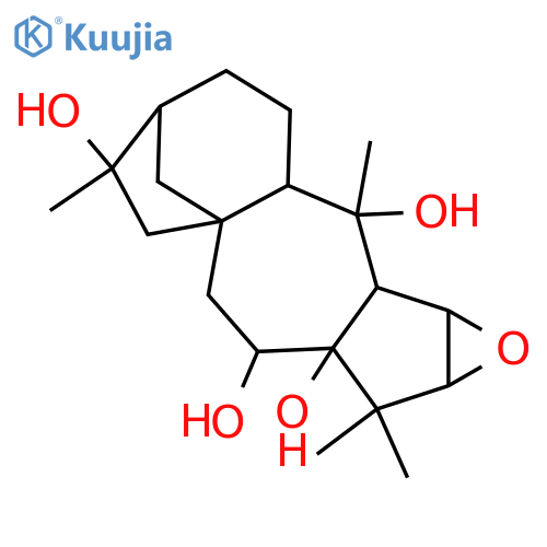 2,3-Epoxy-5,6,10,16-grayanotoxanetetrol; (1α,2β,3β,5β,6β,10α,16α)-form structure