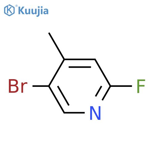5-Bromo-2-fluoro-4-methylpyridine structure