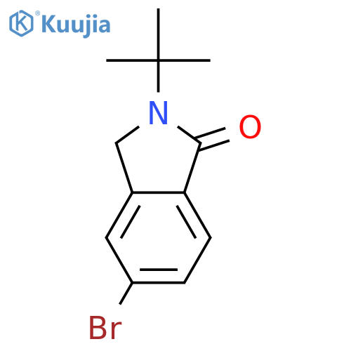 1H-Isoindol-1-one, 5-bromo-2-(1,1-dimethylethyl)-2,3-dihydro- structure