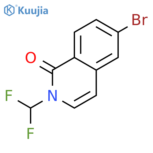 6-Bromo-2-(difluoromethyl)isoquinolin-1(2H)-one structure