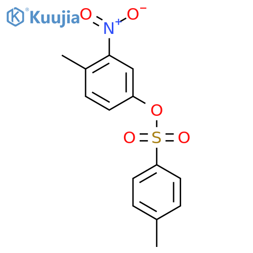 4-Methyl-3-nitrophenyl 4-methylbenzene-1-sulfonate structure