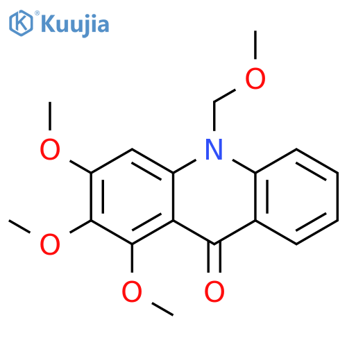 9(10H)-ACRIDINONE, 1,2,3-TRIMETHOXY-10-(METHOXYMETHYL)- structure