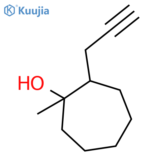 CYCLOHEPTANOL, 1-METHYL-2-(2-PROPYNYL)- structure