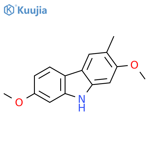 9H-Carbazole, 2,7-dimethoxy-3-methyl- structure