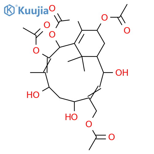 3,8-Seco-3,8,11-taxatriene-2,5,7,9,10,13,20-heptol; (2α,3E,5α,7β,8E,10β,13α)-form, 9,10,13,20-Tetra-Ac structure