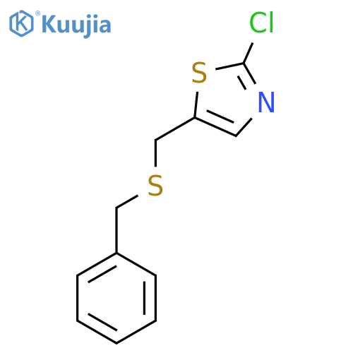 5-[(Benzylsulfanyl)methyl]-2-chloro-1,3-thiazole structure