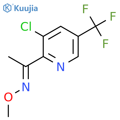 1-[3-Chloro-5-(trifluoromethyl)-2-pyridinyl]-1-ethanone O-methyloxime structure