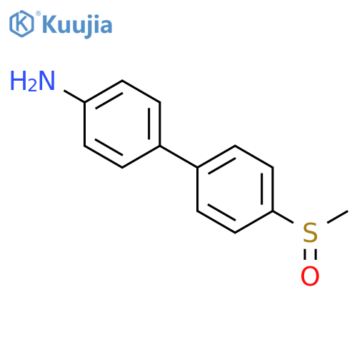 [1,1'-BIPHENYL]-4-AMINE, 4'-(METHYLSULFINYL)- structure