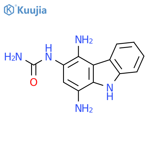 UREA, (1,4-DIAMINO-9H-CARBAZOL-3-YL)- structure