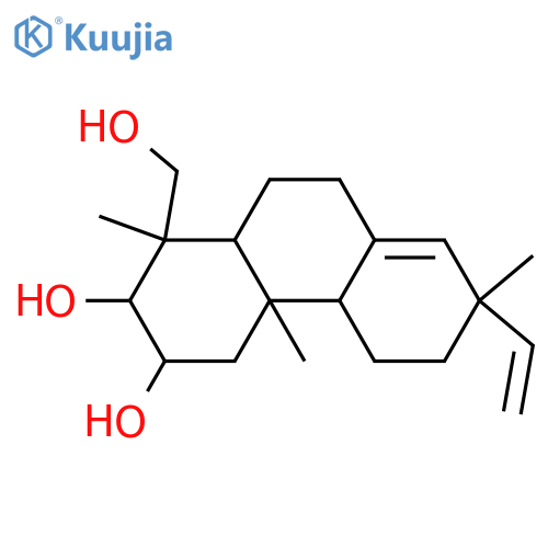 8(14),15-Isopimaradiene-2,3,18-triol; (2α,3β)-form structure