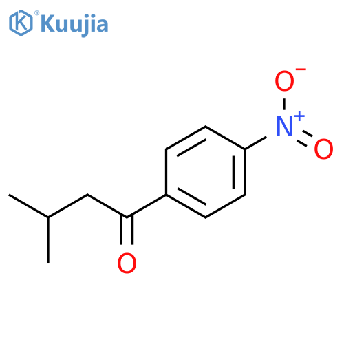 3-methyl-1-(4-nitrophenyl)butan-1-one structure