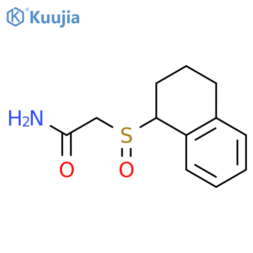 Acetamide, 2-[(1,2,3,4-tetrahydro-1-naphthalenyl)sulfinyl]- structure