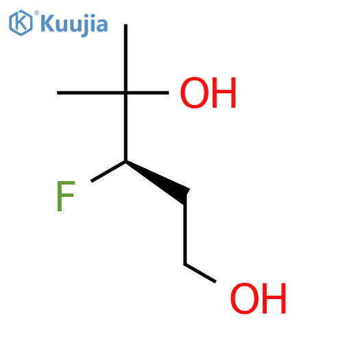 1,4-Pentanediol, 3-fluoro-4-methyl-, (R)- structure