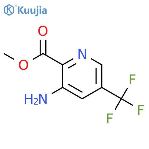 Methyl 3-amino-5-(trifluoromethyl)picolinate structure