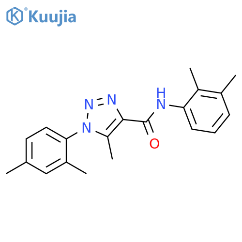N-(2,3-dimethylphenyl)-1-(2,4-dimethylphenyl)-5-methyl-1H-1,2,3-triazole-4-carboxamide structure