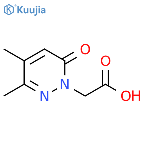2-(3,4-dimethyl-6-oxo-1,6-dihydropyridazin-1-yl)acetic acid structure
