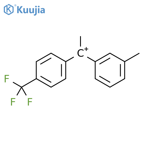 Ethylium, 1-(3-methylphenyl)-1-[4-(trifluoromethyl)phenyl]- structure