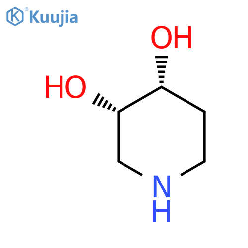 (3S,4R)-piperidine-3,4-diol structure